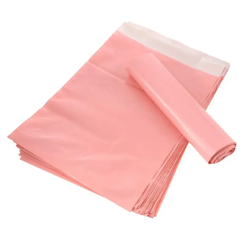 100pcs/Lot Pink Courier Bag Express Envelope Storage Bags Mailing Bags Self Adhesive Seal Plastic Pouch Packaging Shipping Bag