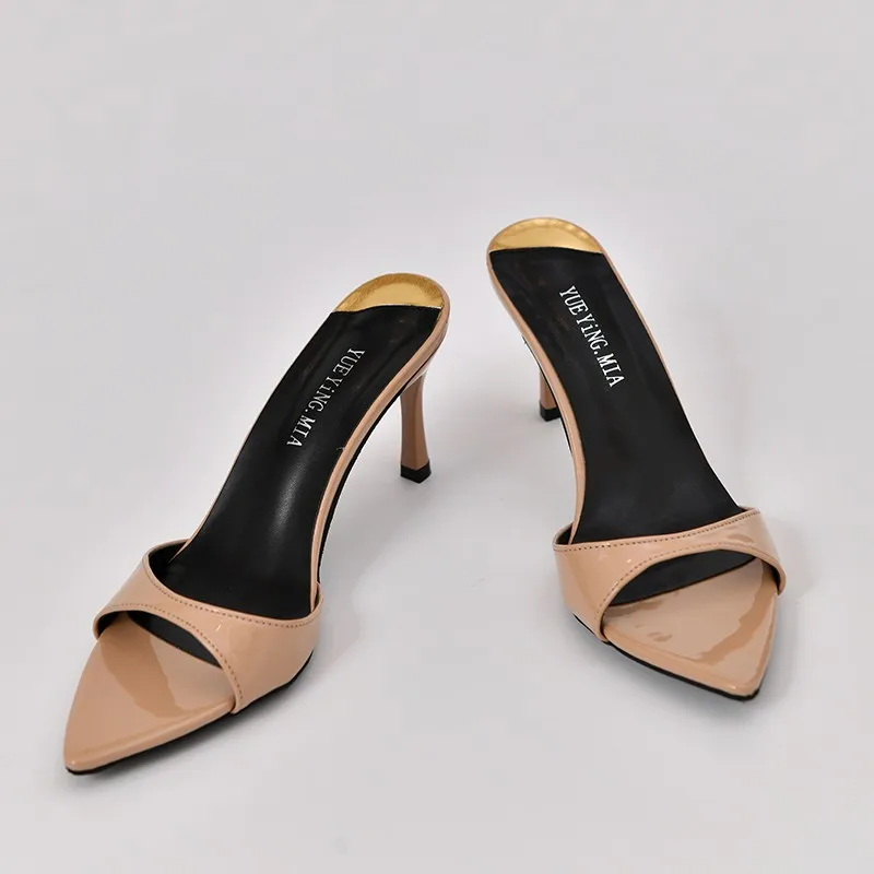 

2025 Summer New Plus-size Pointy Comfortable Non-slip Women's Heels Elegant Outdoor Commuter Daily Shopping Women's Stilettos