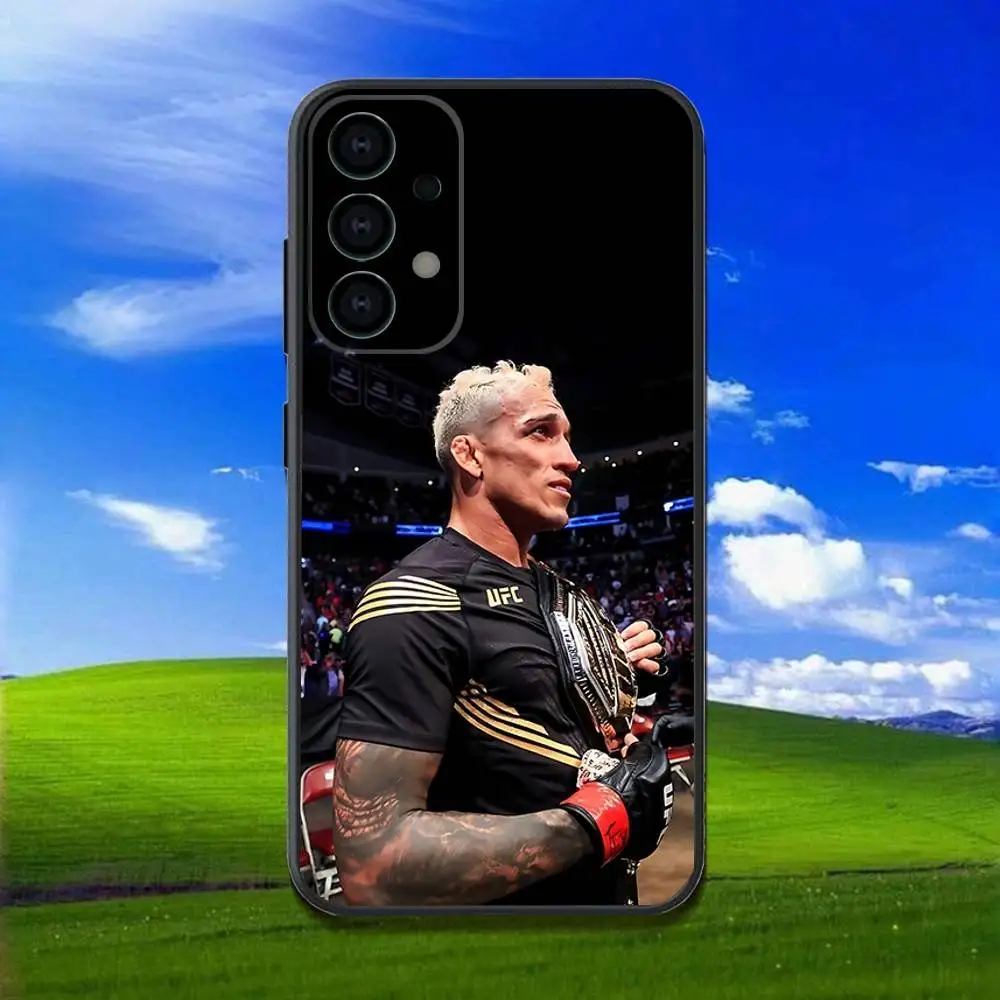 Etui na telefon Charles Oliveira Do Bronx do Samsung Galaxy A13, A21s, A22, A31, A32, A52, A53, A71, A80, miękka czarna obudowa