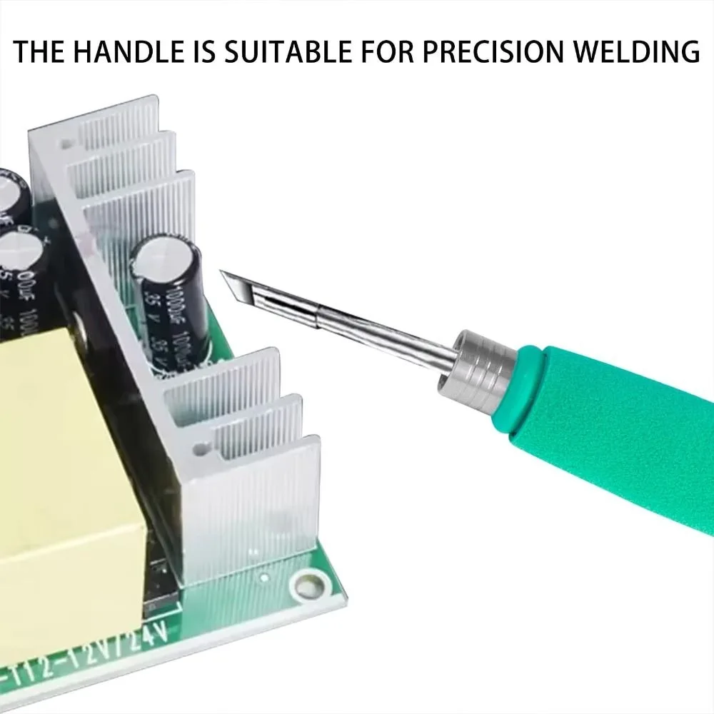Oxygen-Free Copper Soldering Station Compatible Electronic Welding Soldering Iron Handle Durable