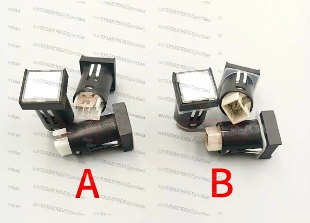 1pcs Applicable to 102 printing press CPC square button computer table threaded button button switch 81.186.3855
