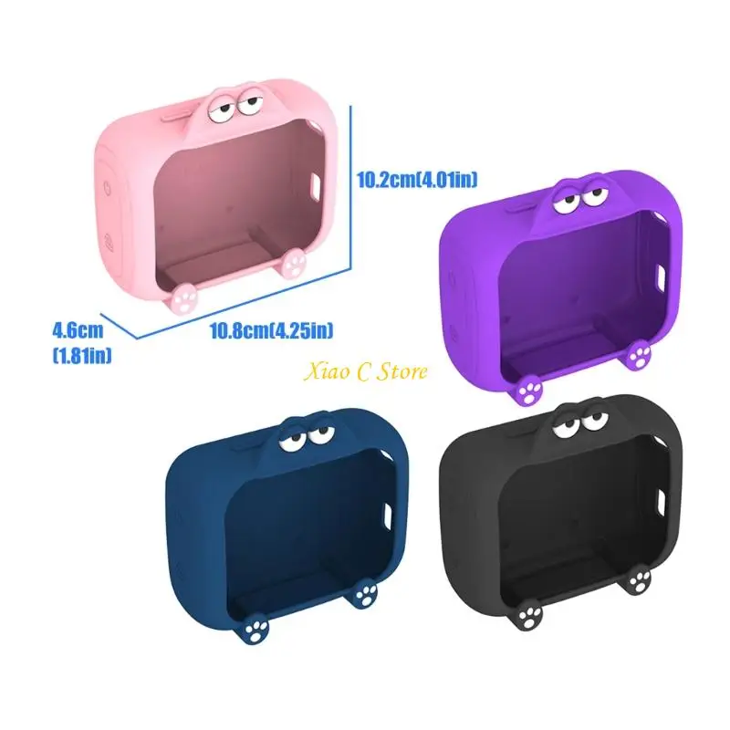 Y1AE Portable Speaker Case Compatible for GO 5, Soft Silicone Cover with Grip-Friendly Fit Sleeve for Commute and Desk Use view 4