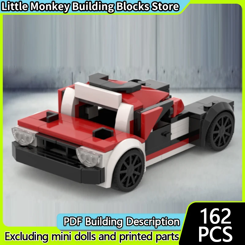 

Speed Racing Car Model MOC Building Bricks Light Pickup Truck Modular Technology Children Holiday Gifts Assemble Toys Suit