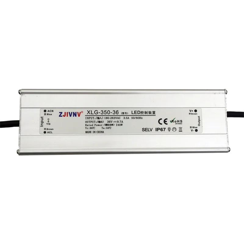 

300W 350W Waterproof Outdoor Switching Power Supply AC-DC 24V 36V 48V Constant voltage LED Driver Lighting Transformer SMPS XLG