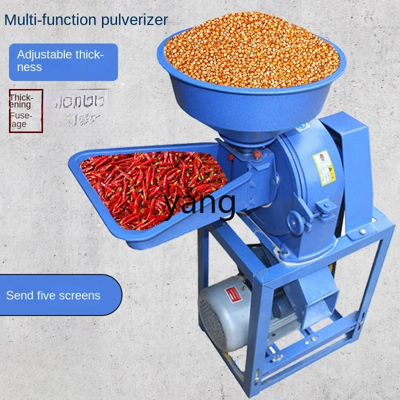 Yjq Corn Grinder Multi-Functional Small Household Ultra-Fine Agricultural Large Feed Breeding Mill