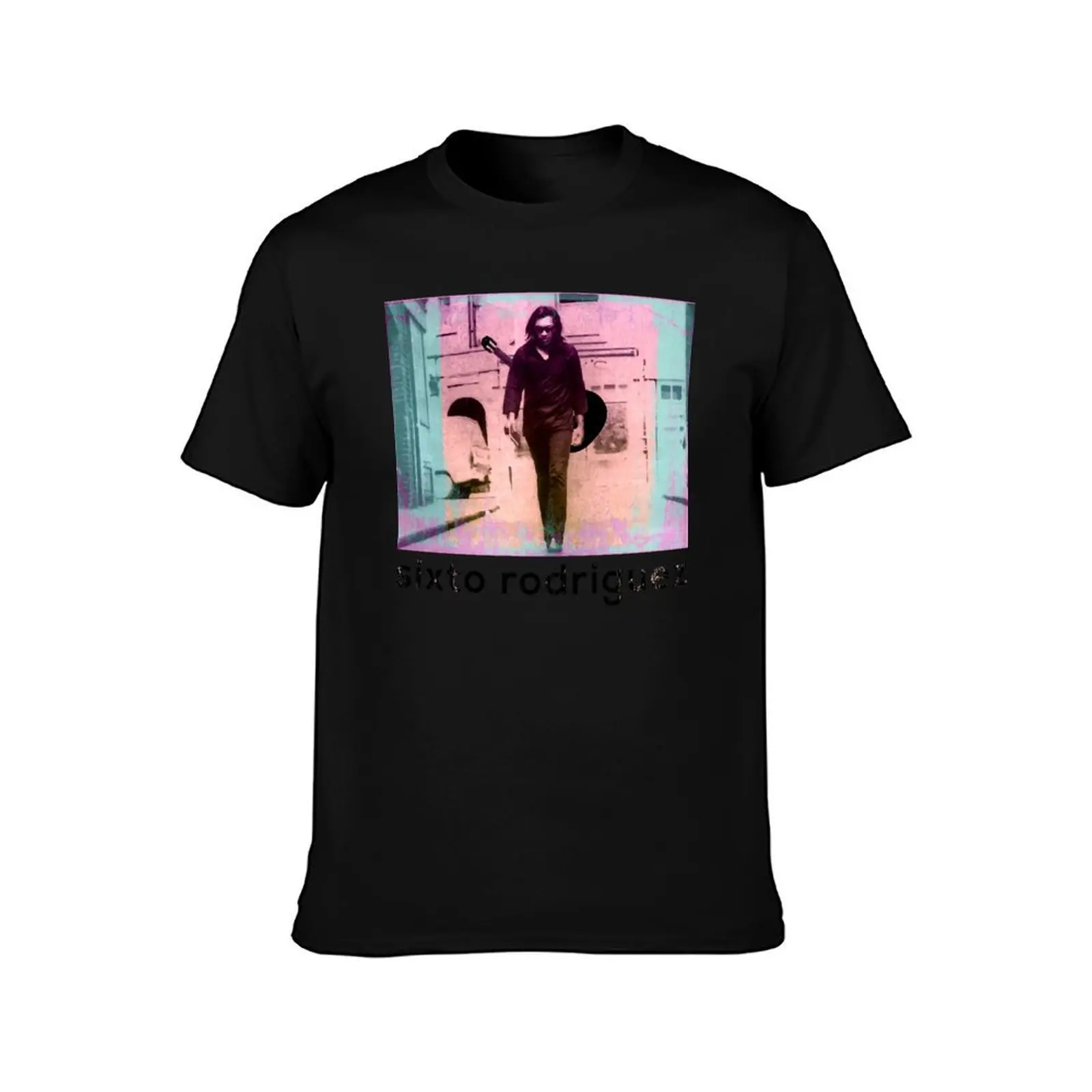 Sixto Rodriguez - Sugar man tribute T-Shirt, Summer Casual Cotton Tee, Oversized Streetwear Tops, Vintage Graphic Print