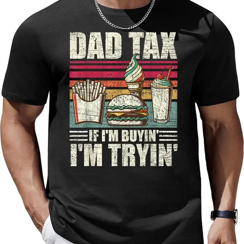 Camiseta para hombre de comida rápida para el Día del Padre, termo si estoy comprado, Tryin'
