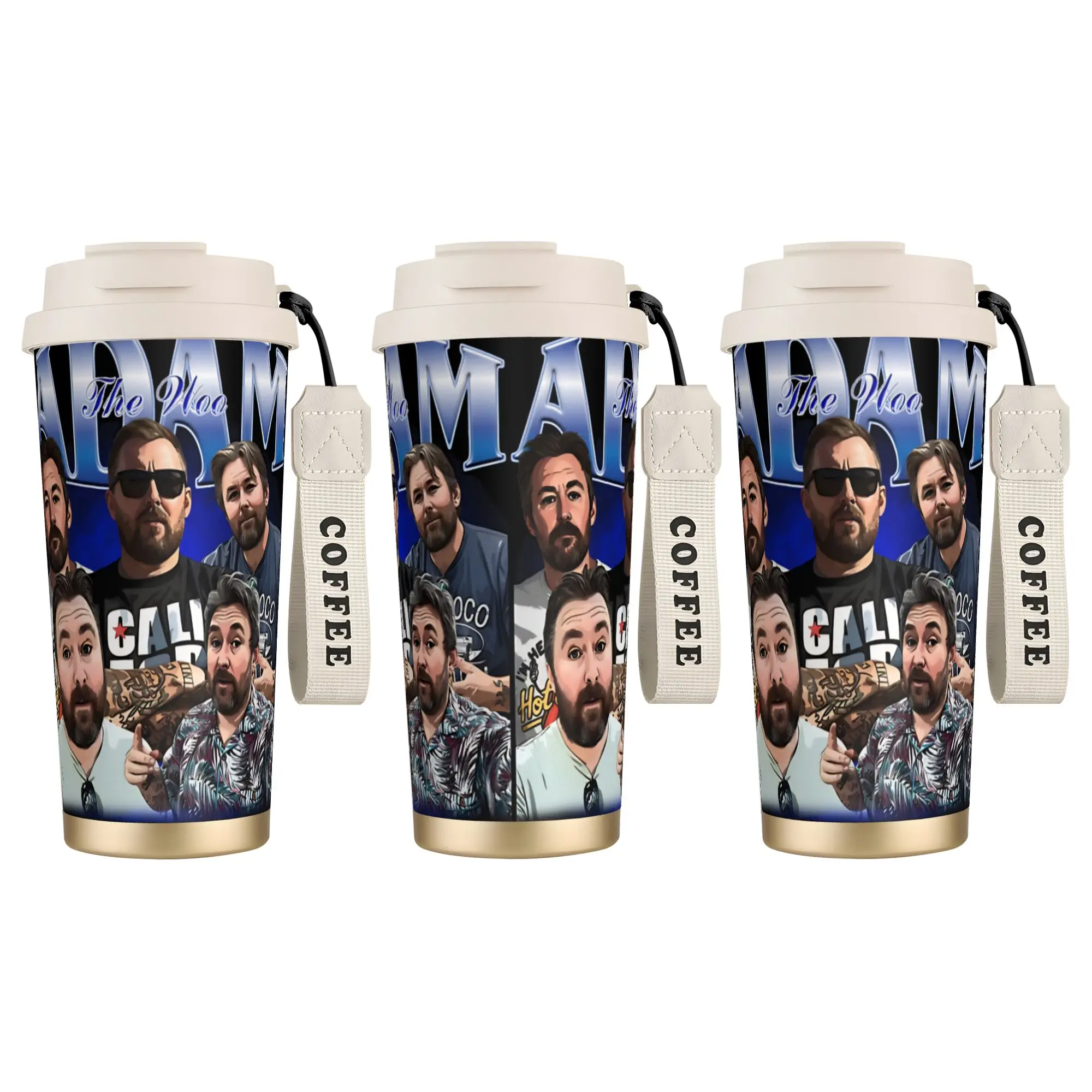 

Винтажная кружка Adam The Woo The Adventures из нержавеющей стали 316, термокружка для кемпинга с крышкой, 20 унций, термос для воды