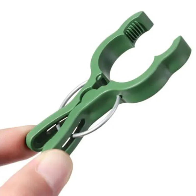 

30pcs Fish Clips Green Large Phalaenopsis Clips Flower Support Clamps Plastic For Climbing Plants For Supporting Orchid Stems