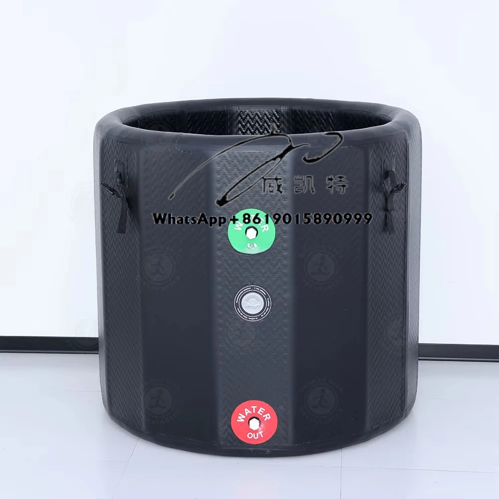 Optional Premium Chiller The Cold Pod Ice Bath Elite Recovery Cold Plunge Barrel with Lid for Athletes