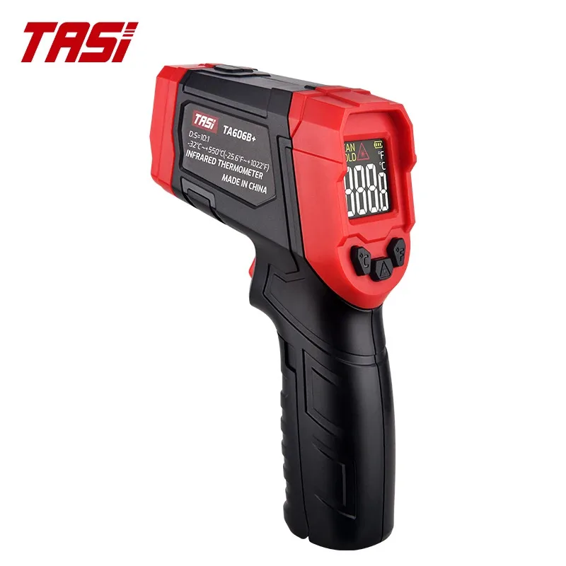 

For Sea Shipping, CustomizedTASI TA606B+ Laser Thermometer Gun With Adjustable Emissivity Temp Gun