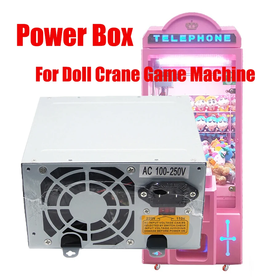 

Аркадный источник питания Игрушечный игровой автомат с краном, кабель для кранового автомата, AC100 ~ 250 В, 450 Вт, 5 В, 12 В, 24 В, 48 В, ЕС, США, Великобритания