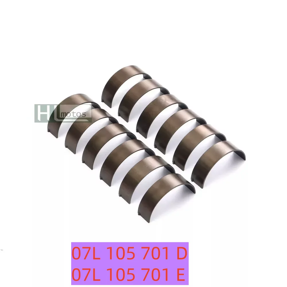 Conjunto de conchas de rolamentos de haste + 0.50 para Audi S4 S5 A6 A7 A8 Q5 Q7 VW Touareg 3.0 TSI TFSI EA837 Sobrecarregado OE # 07L 105 701 D