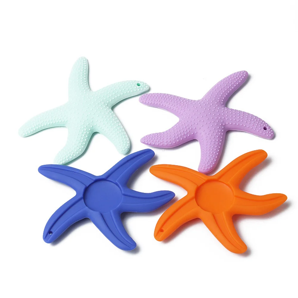 

Medical Grade Baby Teether Soothing Teether Safe Cartoon Tooth Chew Teething Toy Gift for Baby Infant( )