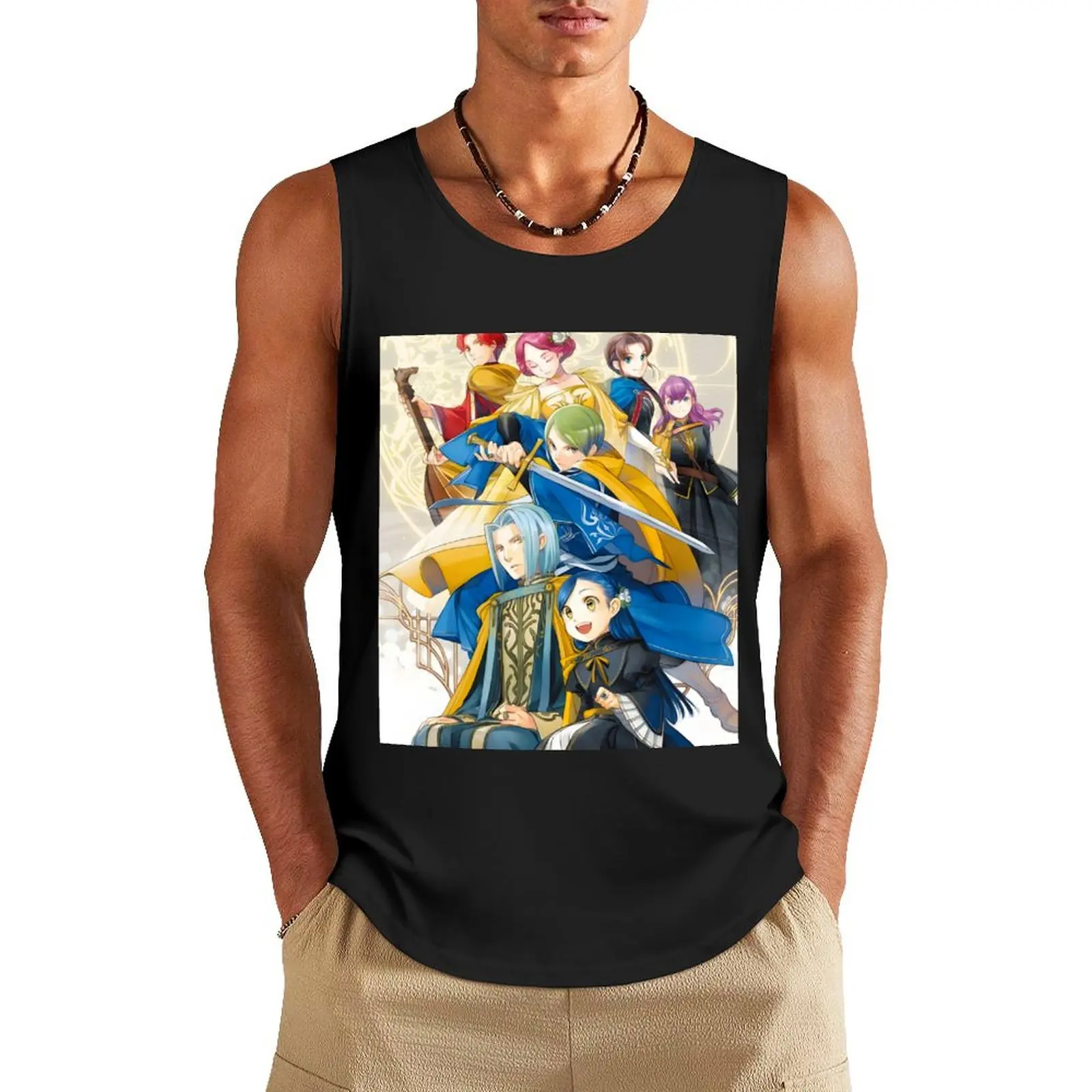 Ascendance of a Bookworm Rozemyne Royalty Goddess Tank Top fashion 2024 man mens designer clothes Sleeveless top anime clothes