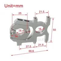 Aluminium Alloy Nitro Change Brushless Motor Mounting Holder For 1/8 1/10 Kyosho HSP SST RC Car 8456 08425 Motor