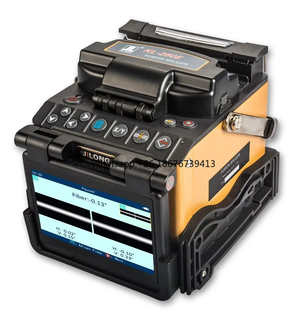Handheld KL-280E Optical Fiber Splicing Machine Automatic Fusion Welding Machine 18s Splicing 25s Heating