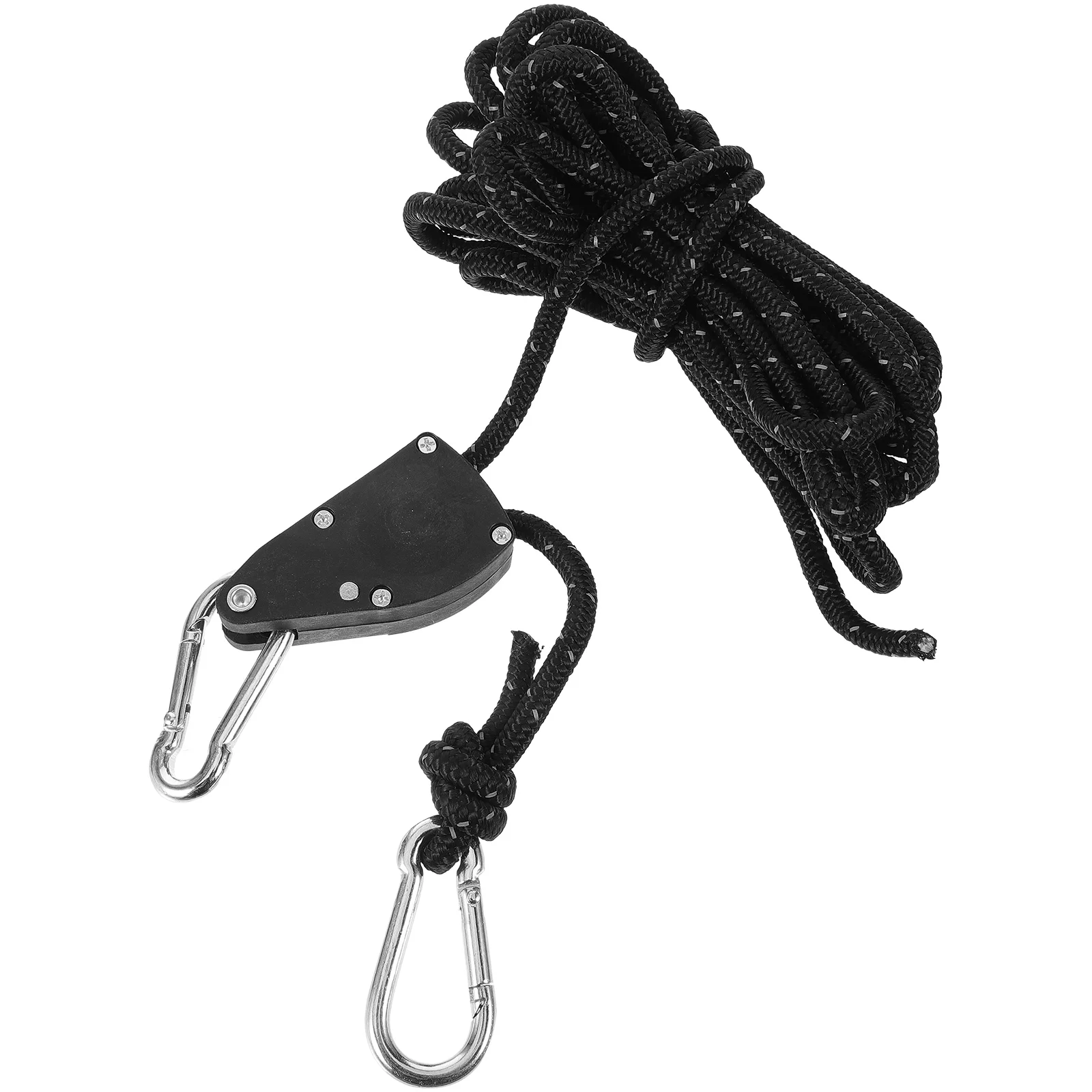 

Black 6mm*5m Tent Ropes With Buckles Tent Ropes Reflective Camping Accessories Outdoor Gear Repair Kit Pegs Elastic Pole