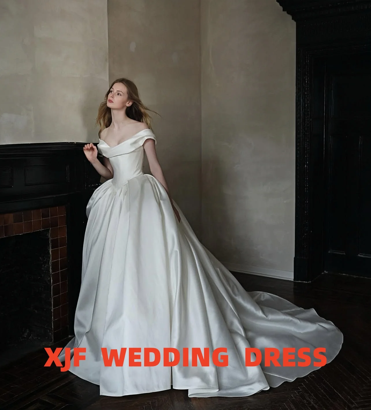 Vestido de fiesta sin mangas sin tirantes personalizado vestido de novia elegante de satén amanda novias vestidos de novia amanda novias