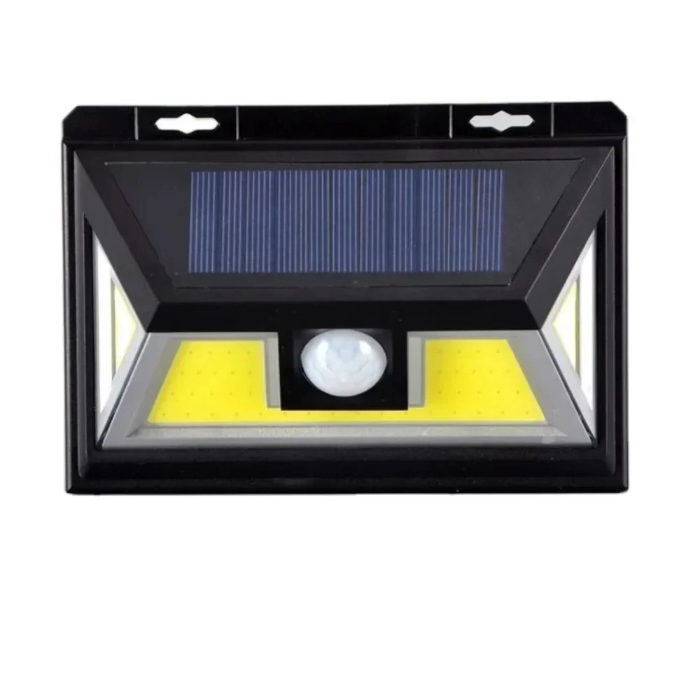 Luz de pared COB de energía Solar impermeable, Sensor de movimiento, luces de jardín, lámpara de pared inalámbrica para exteriores, jardín, Patio, cubierta