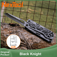 NexTool Black Knight with Kydex Sheath 11-In-1 Multi-function Pliers Outdoor Camping Survival Folding Scissors EDC Multitool