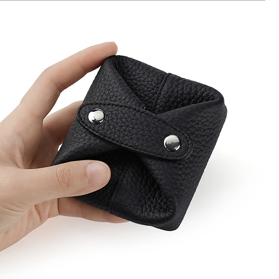 여성을 위한 뉴 레트로 소가죽 미니백 동전 지갑 이어폰 립스틱 보석 정리용 휴대용 스타일리시 소형 수납 가방