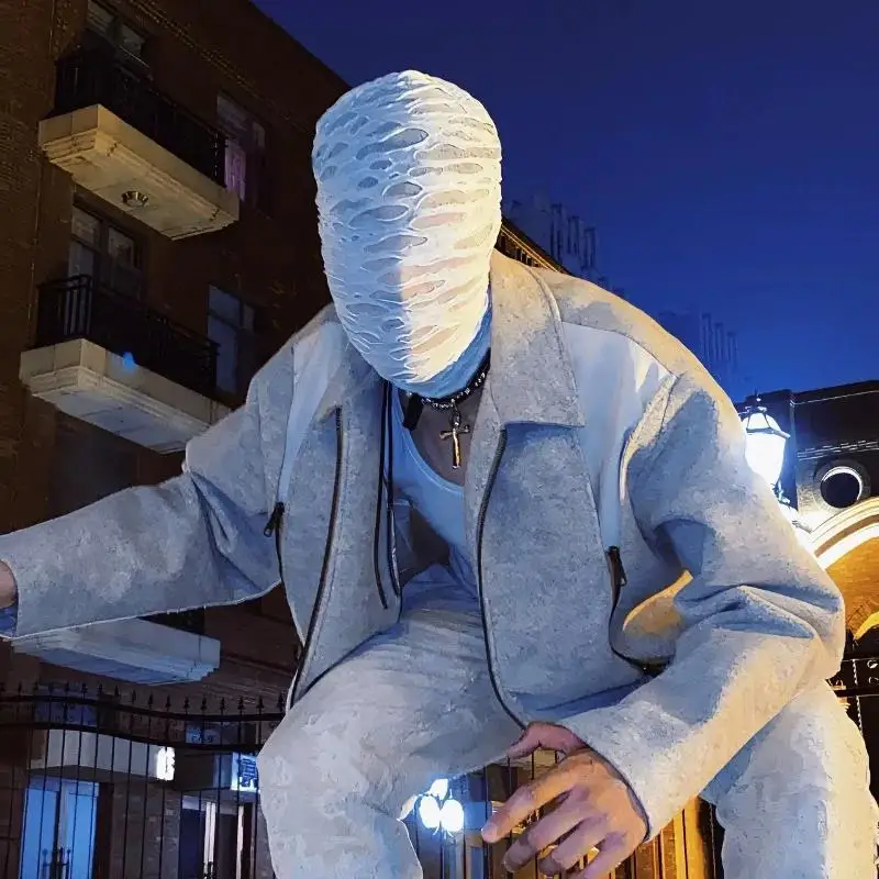 

Балаклава унисекс из спандекса без отверстий, черная, для косплея, имитация шапки, защита от солнца и УФ-излучения, для велосипеда, мотоцикла, лыж