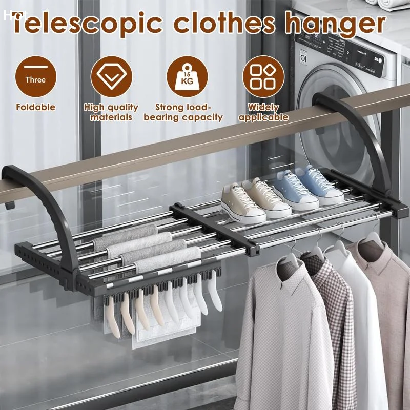 New Foldable Radiator Drying Rack Extendable Clothes Drying Hanger Stainless Steel 42-72cm Shoes Towels Drying Rack For Balcony