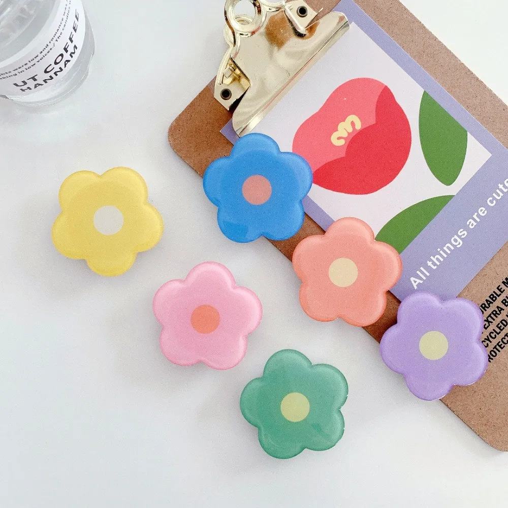 

Trouvaille Simple Flower Phone Grip Tok Griptoks Floral Cellphone Bracket Mobile Stand Holder Kickstands Support for iPhone