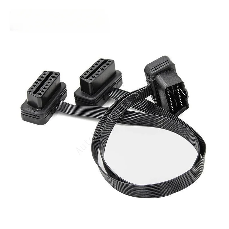 10-pieces-obd2-16-pin-8-wire-y-splitter-flat-extension-cable-30cm