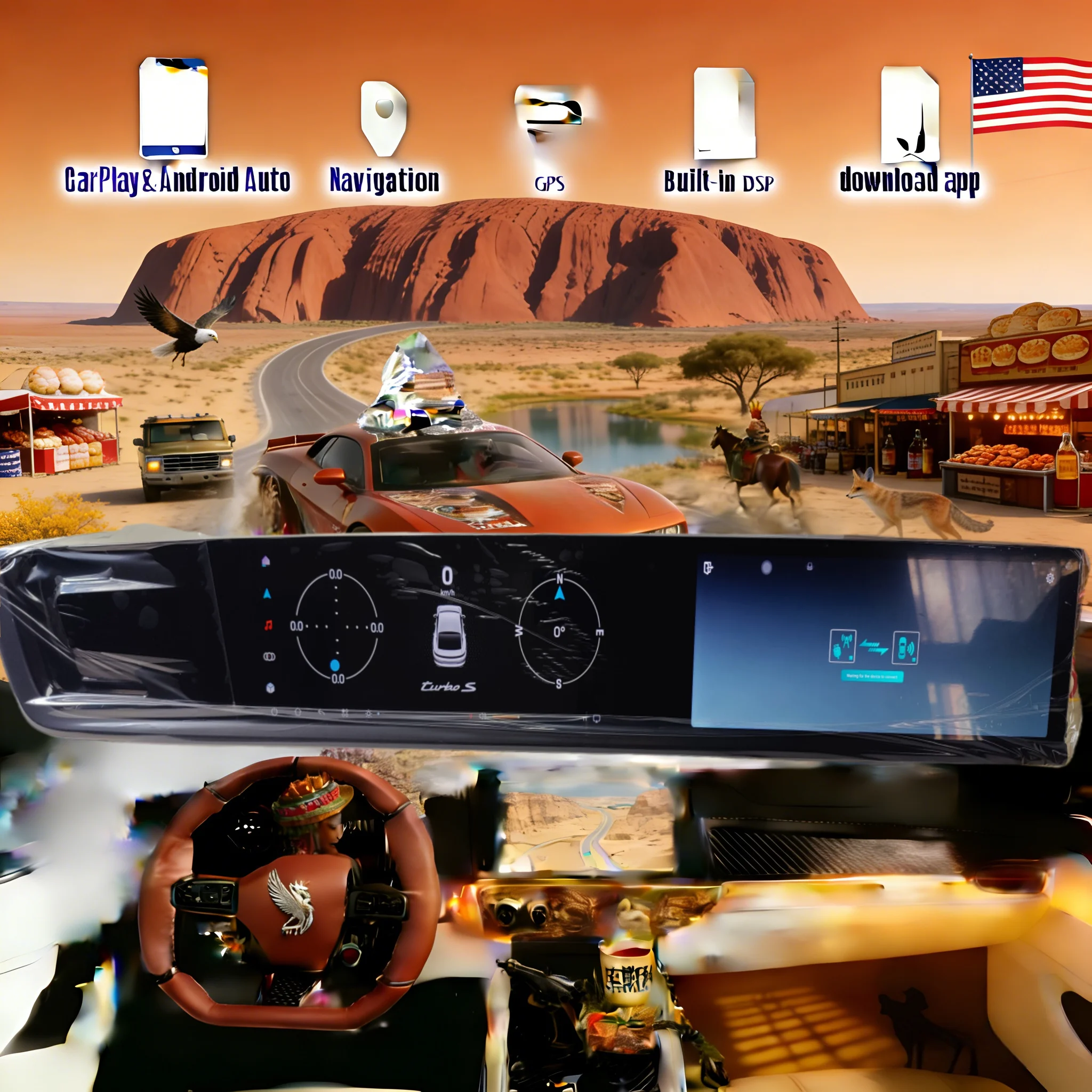 

G Dual 12.3" L RHD CarPlay Auto Android 14 For Porsche Panamera 971 2017-2023 Car Radio Multimedia Stereo Player GPS Head Unit