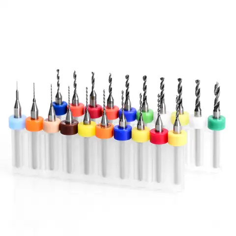 미니 카바이드 마이크로 드릴 비트, CNC 드릴 비트, 인쇄 회로 기판, 경질 합금 PCB 드릴 비트, 소형 드릴 비트 세트, 10PCs