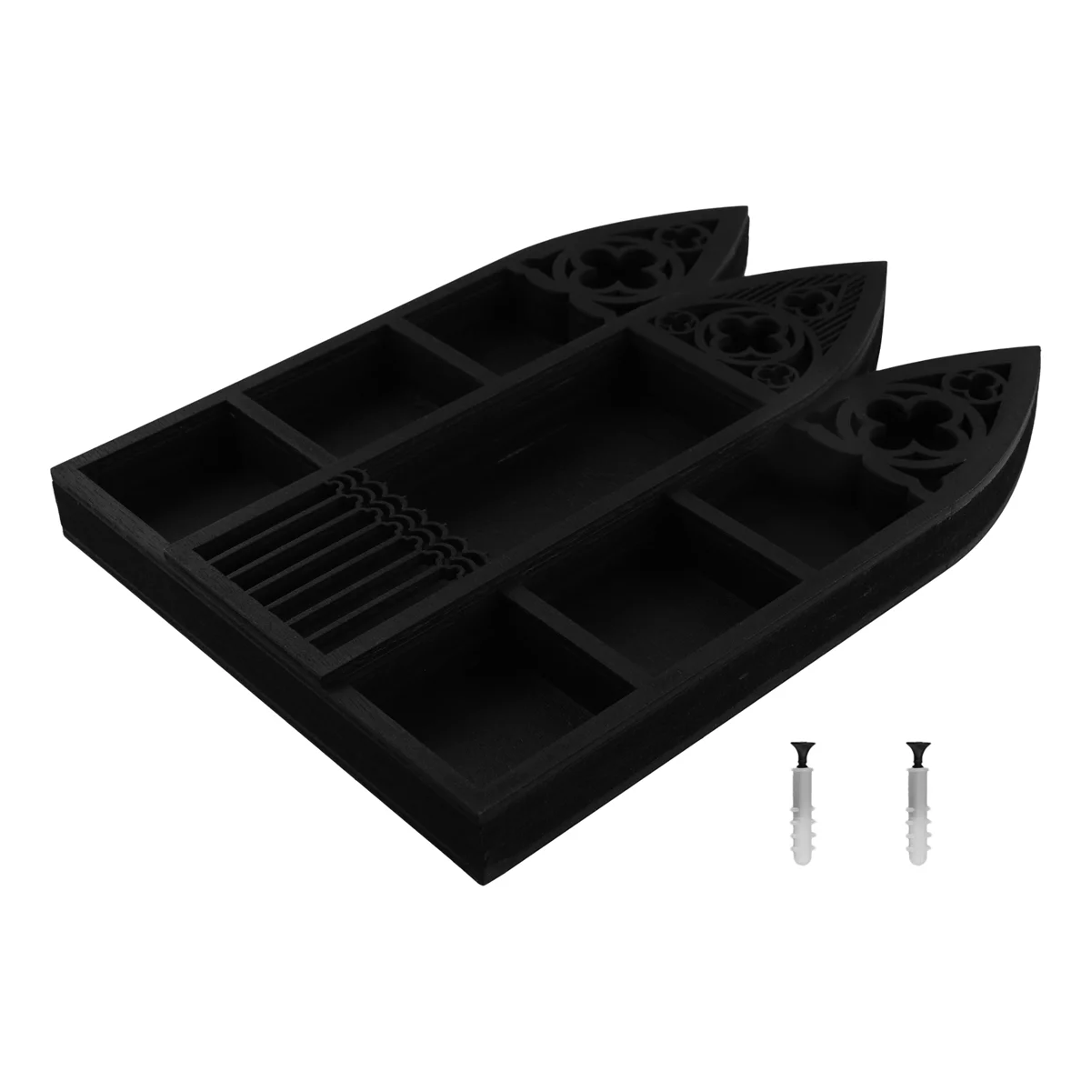 Wooden Storage Shelf for Essential Oil Rack for Home Bedroom Living Room Display Stand