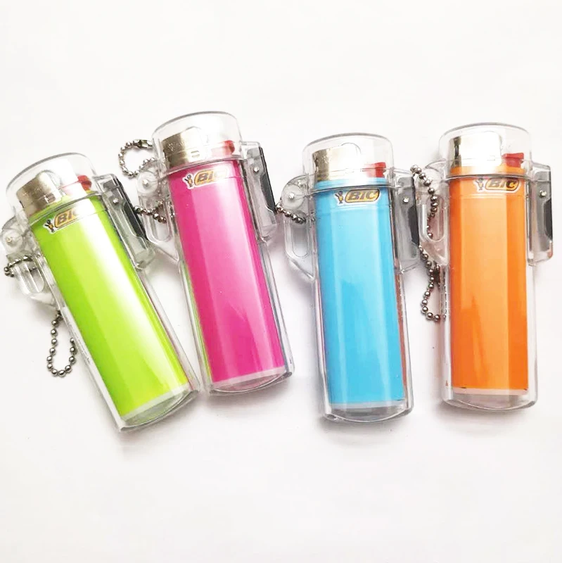 Transparent Waterproof Case for BIC j3 Lighter - Ideal for Outdoor Use NO LIGHTER