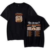 Tito Double P Tour 2025 Short Sleeve Merch Tee Women Men Crewneck Fashion T-shirt Unisex Tops
