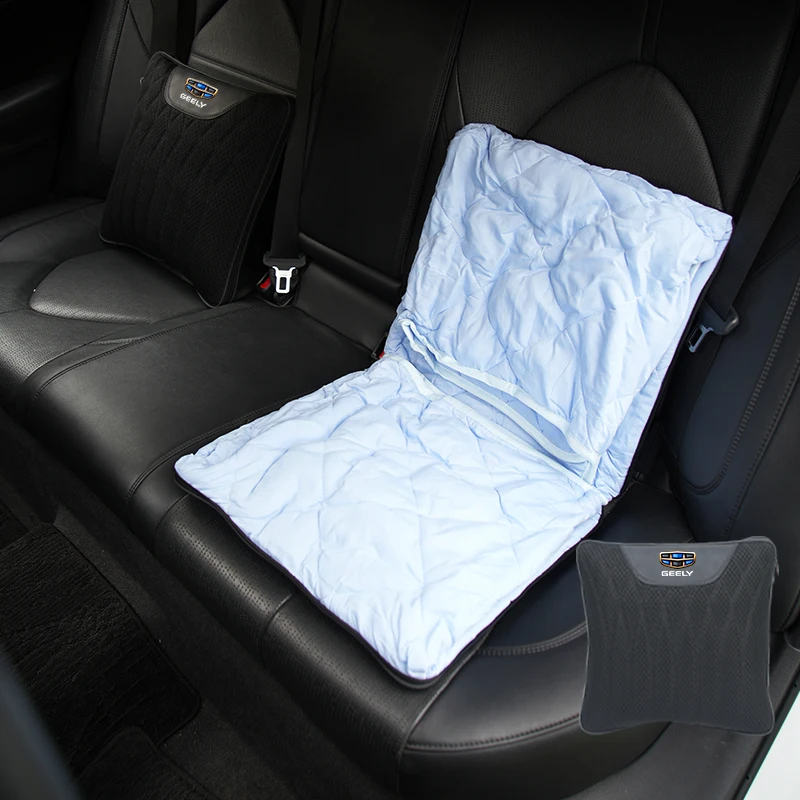 Car seat cushion ice silk throw pillow For Geely Emgrand X7 EC7 Atlas Boyue GC6 Parts LC EC8 Atlas CK2 CK3 GT GC9