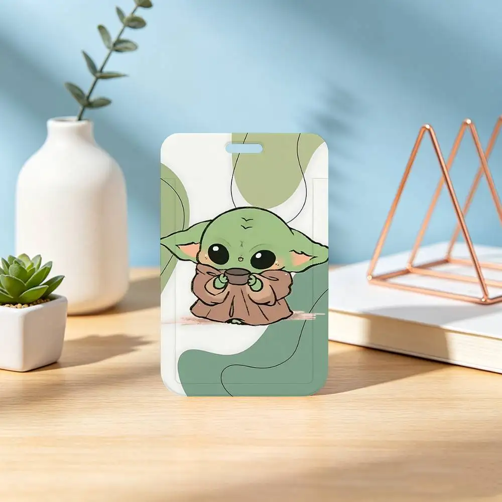 Kawaii Baby I-YodaS Niedlicher Ausweishalter für Büro, Schule, Namenskarten und Ausweise – Detail 10