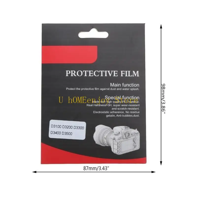 B0KF Screction Protector Tremed Glass Camera LCD Cover Plam