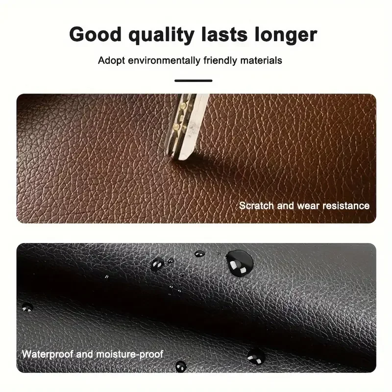 250X137CM DIY Leather Repair Patches Self-adhesive Pu Leather Fabric Stickers for Car Seat Sofa Leathercraft Refurbishment Use