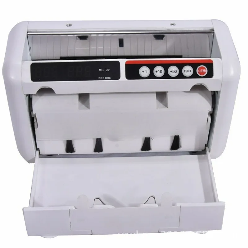 Portable LCD Display Banknote Counter Machine for USD EUR GBP JPY CAD AUD CHF CNY 110V/220V