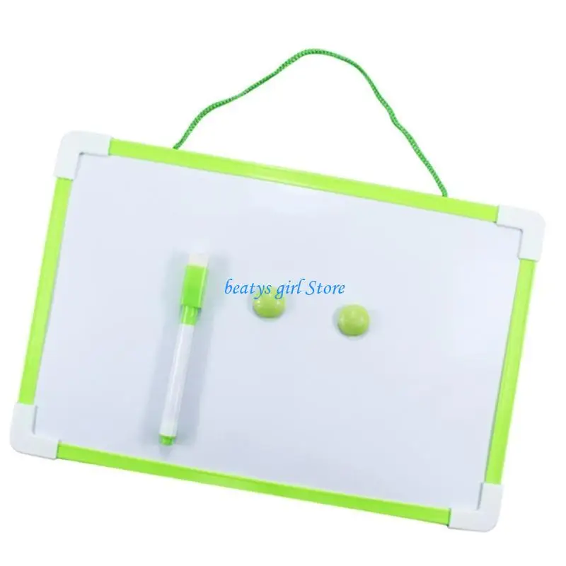 

C7AB Double-Sided Whiteboard with Marker and Magnets, Toddler Drawing Board