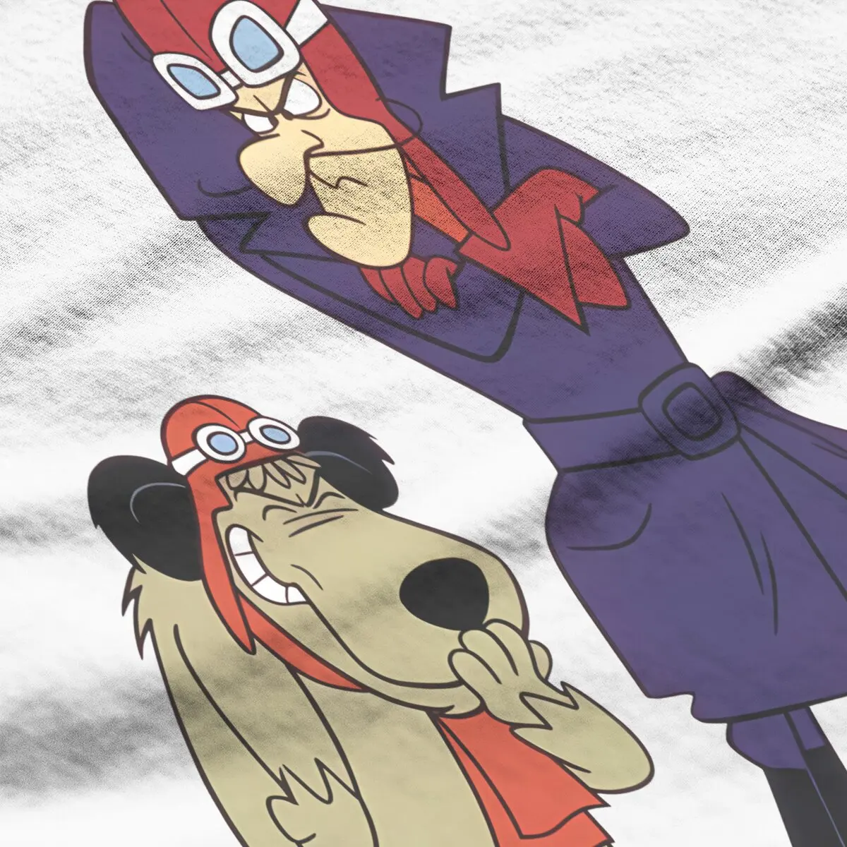 Which Cartoon Dog Are You Women TShirt Muttley Wacky Races Girls Y2k Basic Tops O-neck Polyester Female T Shirt Funny Gift