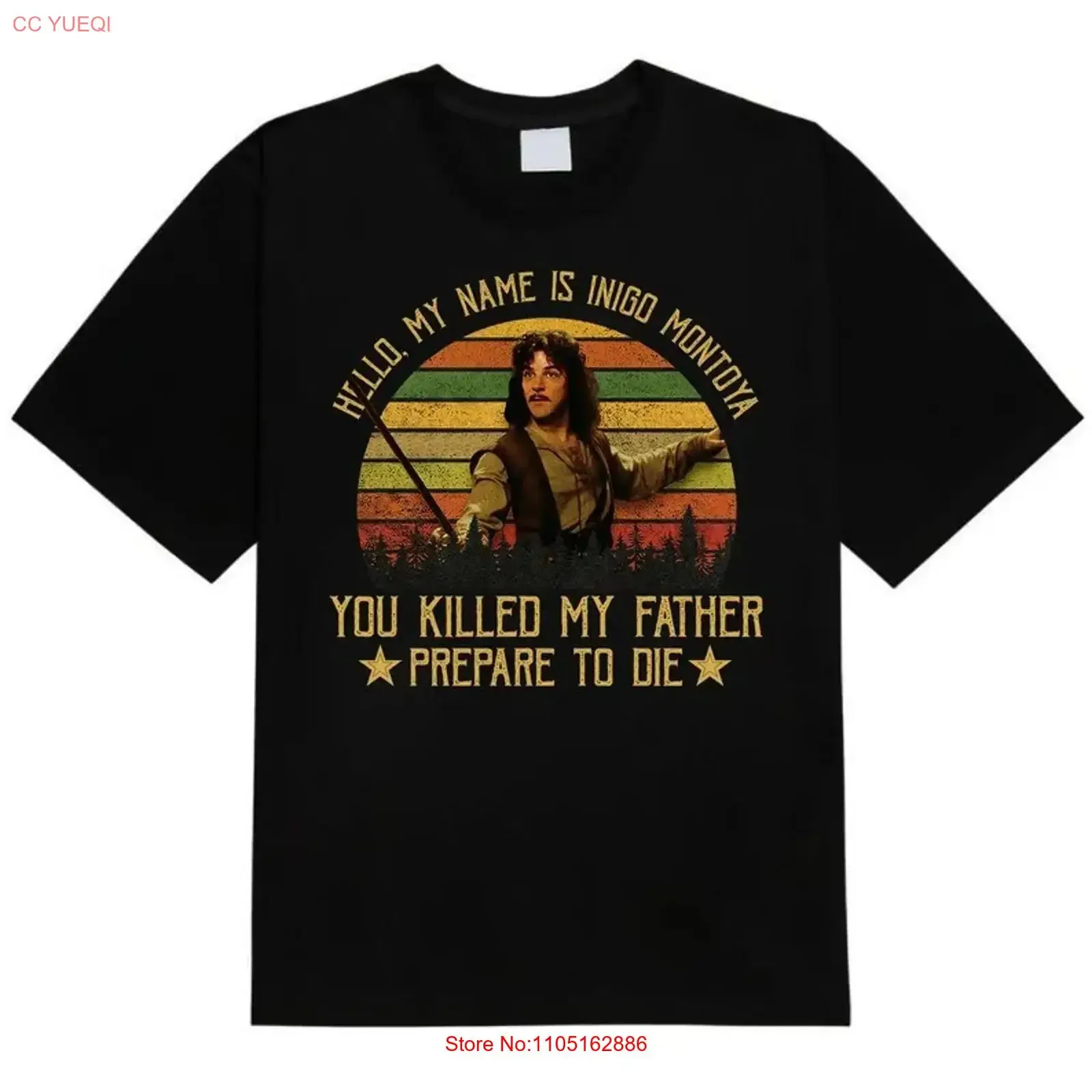 La princesa novia camiseta mi nombre es Inigo Montoya te matar padre preparar a morir películas Vintage cita vintage lavado