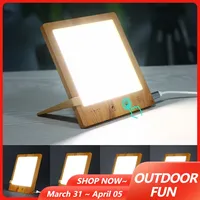 10000 Lux LED Daylight Lamp Intelligent Emotional Physiotherapy Lamp 3 Light Colours Brightness Adjustable LED Night Light