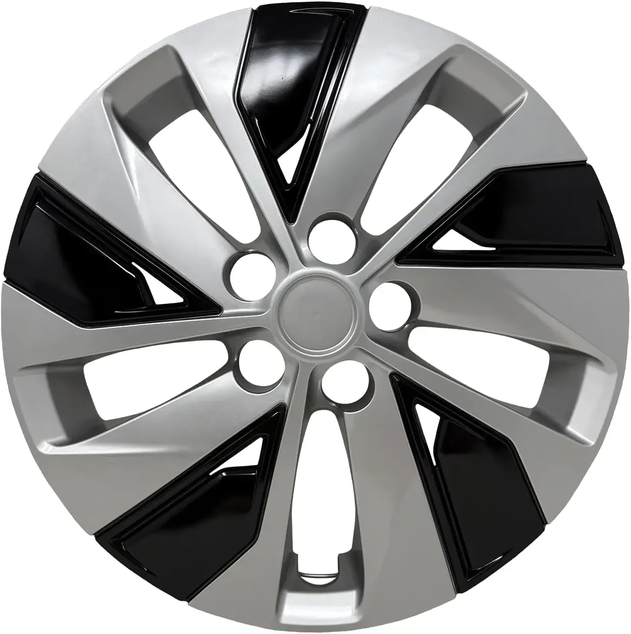 

Hubcap Fits Nissan Altima 2019-2023, Premium Replica 16-inch Replacement, Silver Black, 1 Piece
