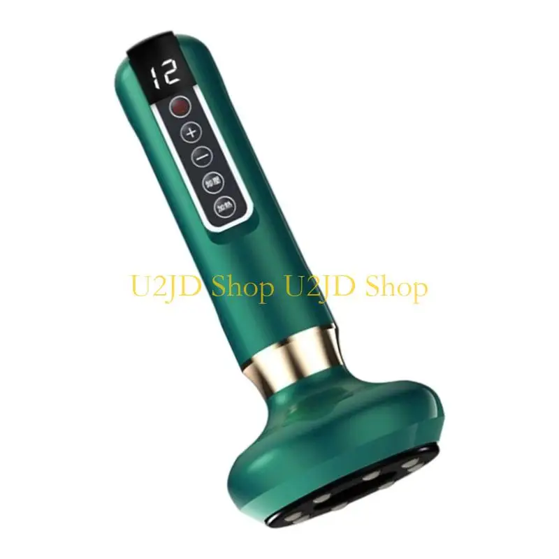 

U2JD Электрические массажеры для всего тела, 12 скоростей, магнитная терапия, 8 роликовых шариков, уменьшение целлюлита, ручка,