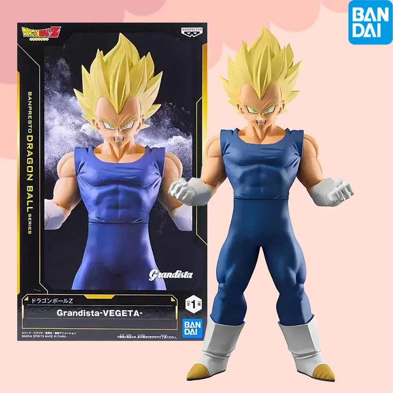 

Bandai оригинальная экшн-фигурка BANPRESTO Grandista Dragon Ball Z Vegeta, игрушки для мальчиков/девочек/детей/Рождественский подарок