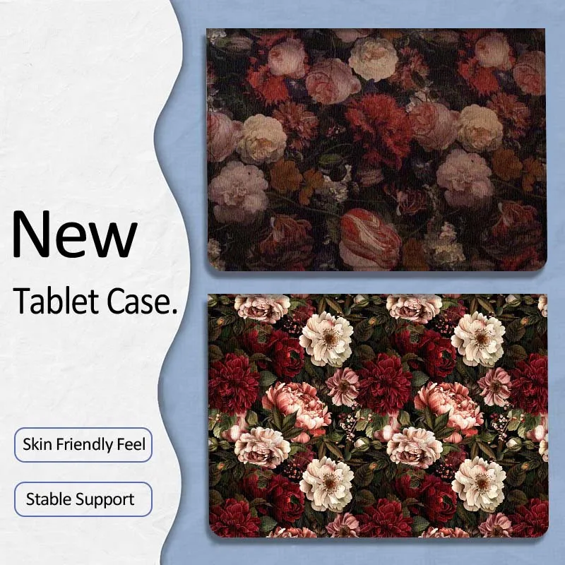 

Flower Art Beautiful Gift For Xiaoxin Lenovo Tab P12 Extreme Legion Y900 Idea Pro GT 12.1 2025 Foldable Tablet Case