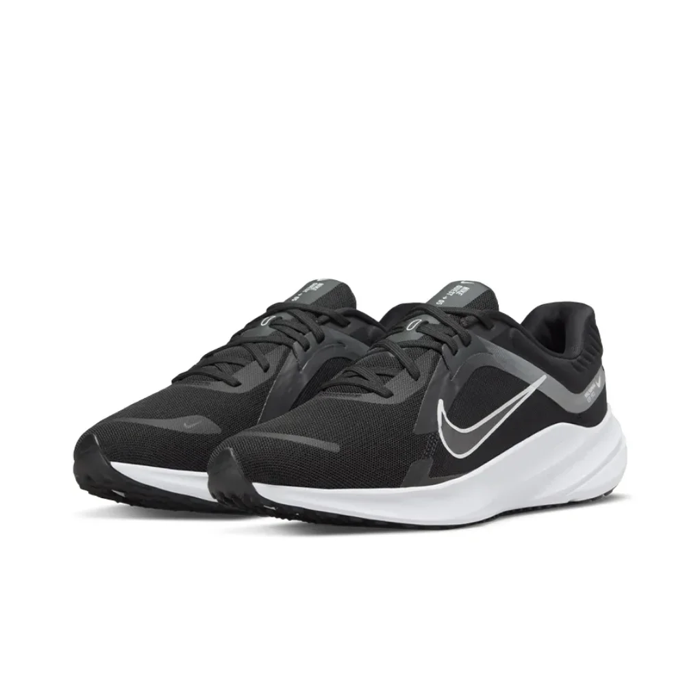 Nike Quest 4-niedrige Herren- und Damen-Sneaker, dämpfende und verschleißfeste Sneakers, modische und atmungsaktive Laufschuhe, Weiß