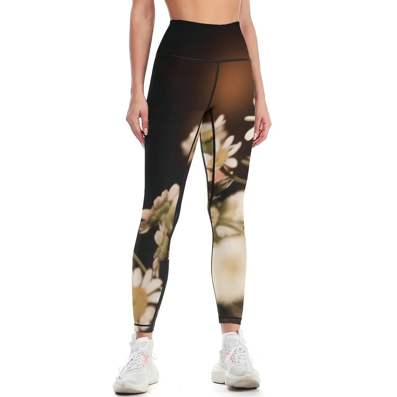 

Dark Lil Daisies Leggings sportswear gym legging push up gym pants gym sportswear woman Womens Leggings